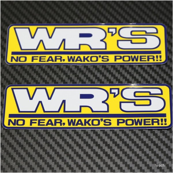 WR'SロゴステッカーSET 小2枚組