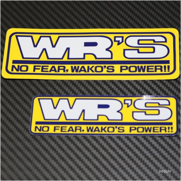 WR'SロゴステッカーSET 大・小各1枚組