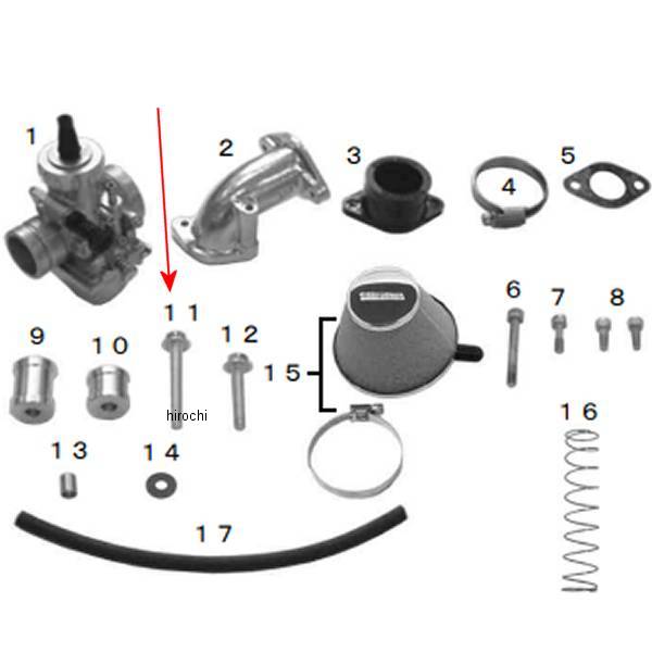 フランジボルト 8×55 (4個入り)