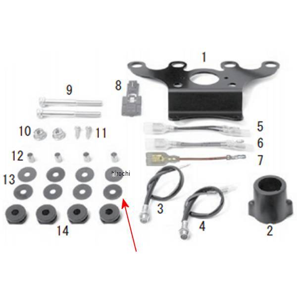 プレーンワッシャー 5mm (10個入り)
