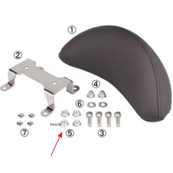 フランジナット 8mm (6個入り)