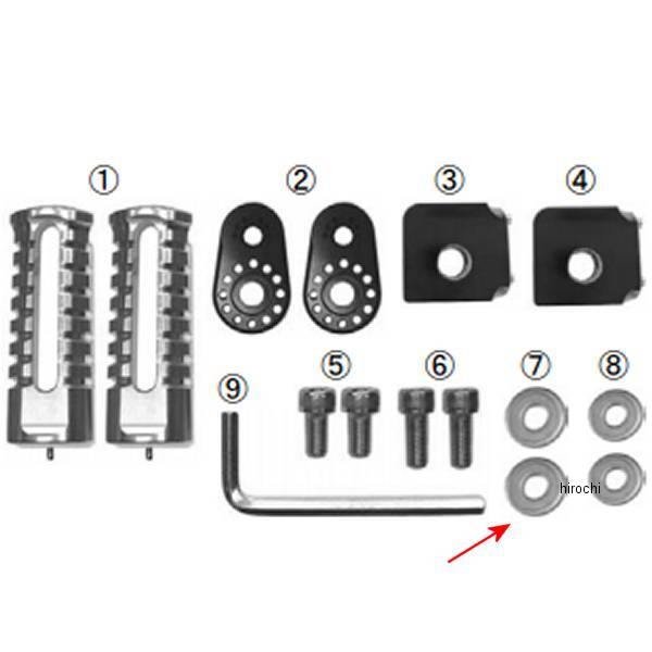 プレーンワッシャー 8.5×18×2.3 (6個入り)