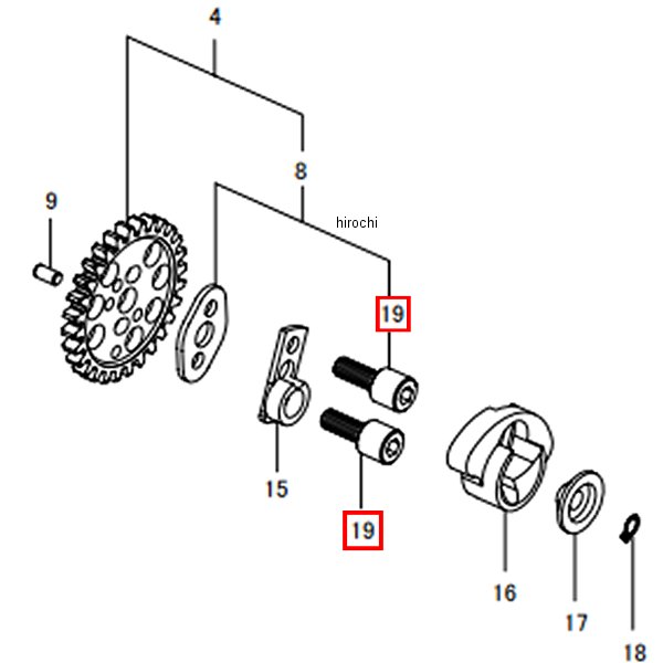 ソケットキャップスクリュー 5X15 2個入り