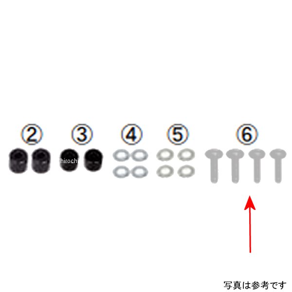 フランジボタンHソケットスクリュー 6×25 シルバー 5個入り