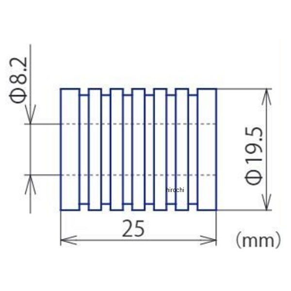カラー P8.2×P19.5×25