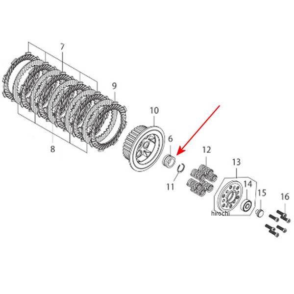 カラー スタンダードクラッチ タイプR