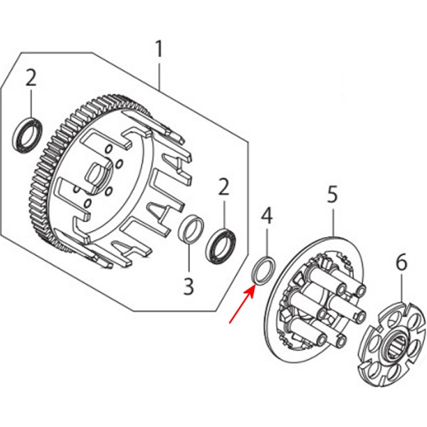 クラッチスペーサー