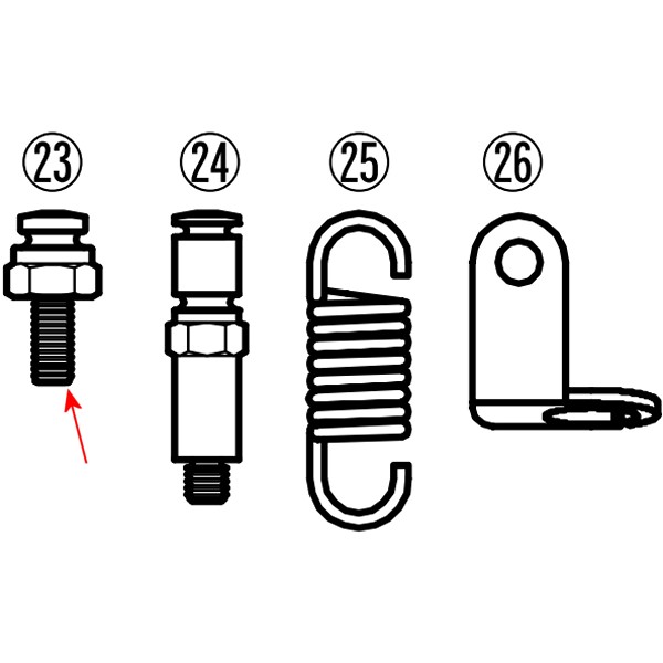 43531-GBJ-T01  スプリングフックロッドA