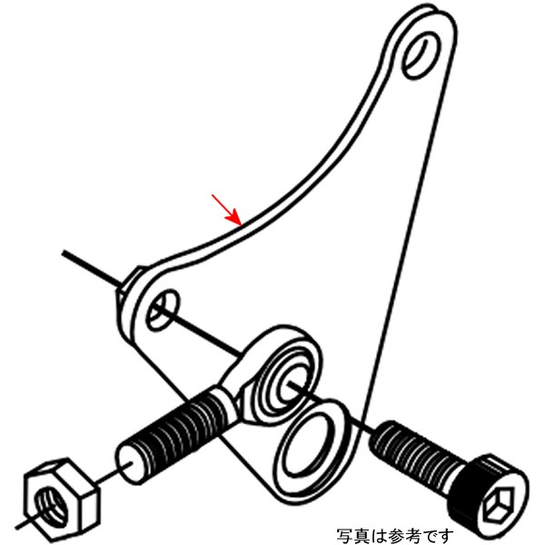 トルクロッドブラケット COMP