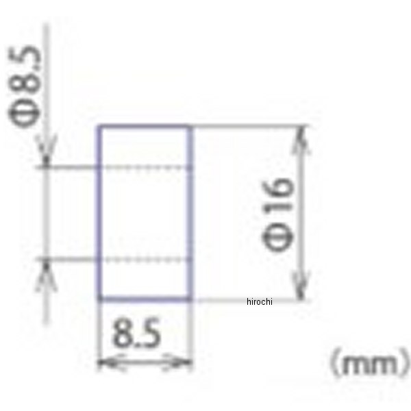 カラー 8.5X16X8.5 アルミ製