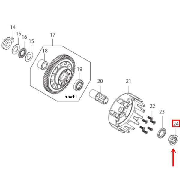 カラー GROM (SPLクラッチ)