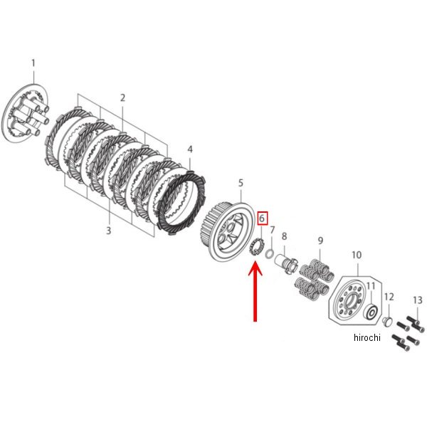 ロックワッシャ GROM (SPLクラッチ)