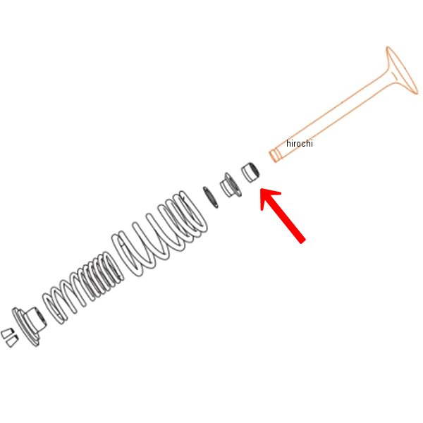 バルブステムシール 1個入り EXのみ