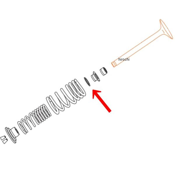 インナーバルブスプリングシート レギュラー