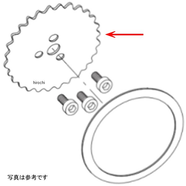 カムスプロケット 28T R-Head用 モンキー、ゴリラ