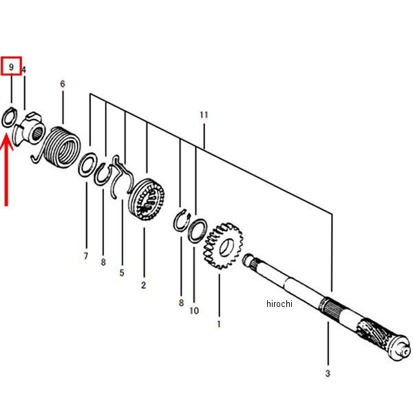エキスターナルサークリップ 16mm (3個)