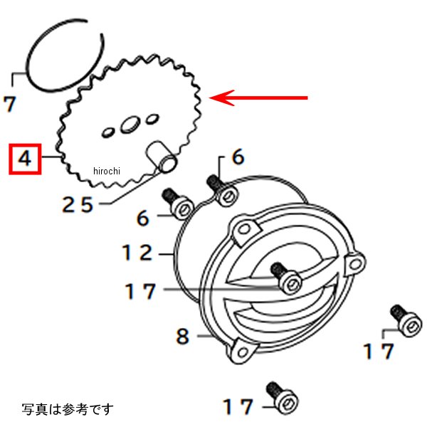 カム スプロケット 32T