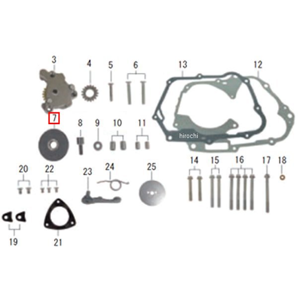 カムチェーンガイドローラーCOMP