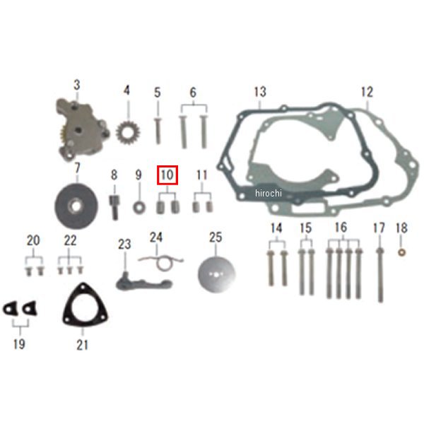 ノックピン 10X14 (2個)