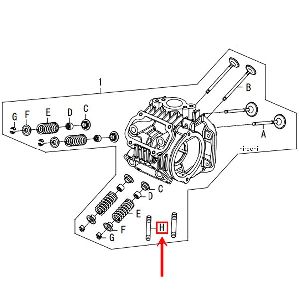 スタッドボルト (2個)