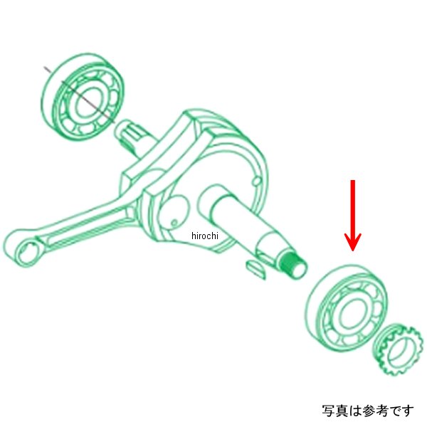 クランクサイドベアリング 50/54mm