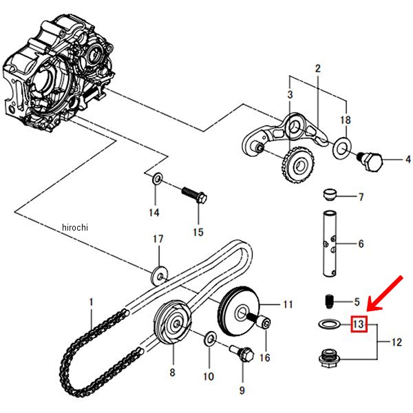 シーリングワッシャ 14mm