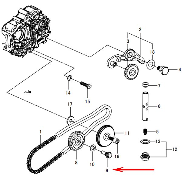 ガイドローラーピン