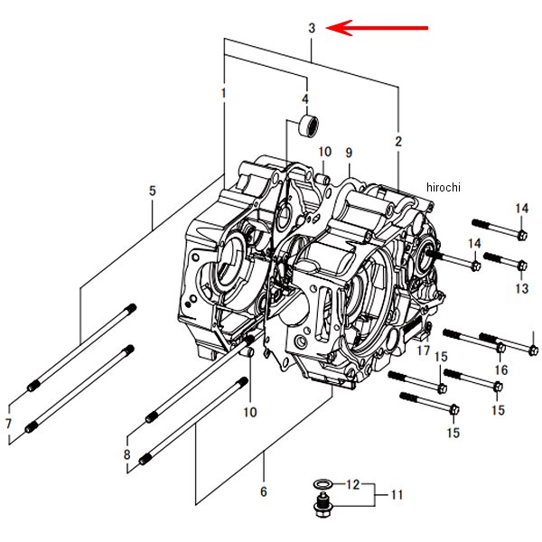 クランクケースセット
