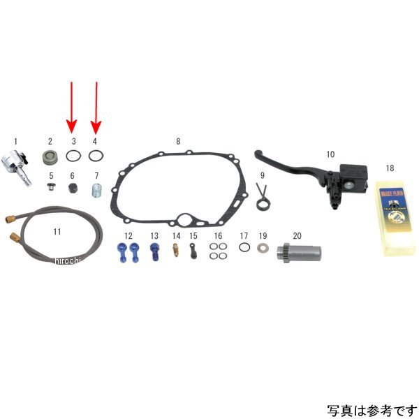 レリーズピストン OリングSET