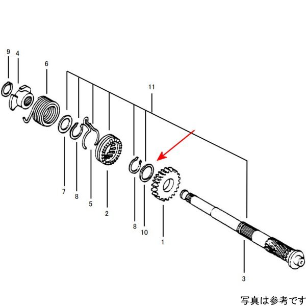 スラストワッシャ 20mm