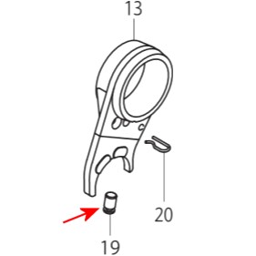 ピン ギヤシフトフォ-クガイド モンキー/CRF50F
