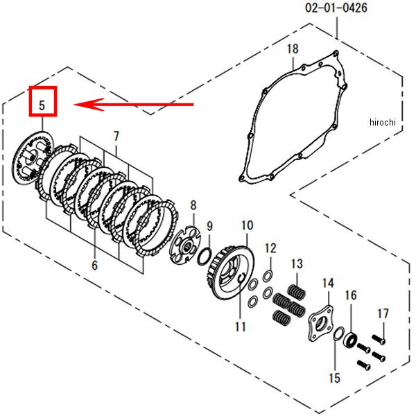 クラッチプレッシャープレート