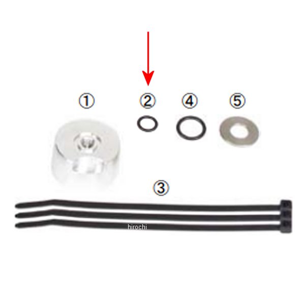 Oリング8mm 3個入り