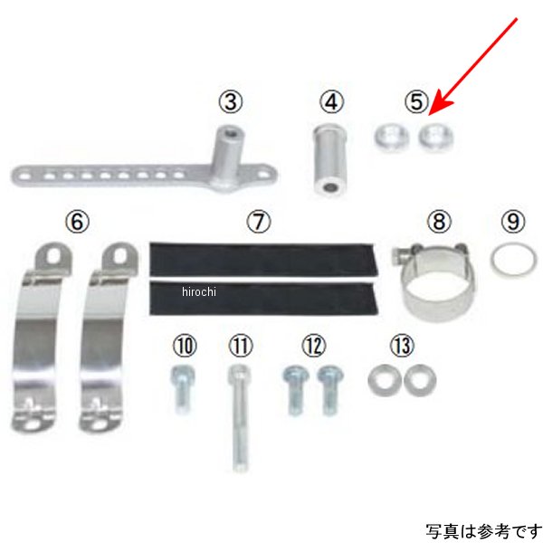 カラーボルト 2個入り シルバー