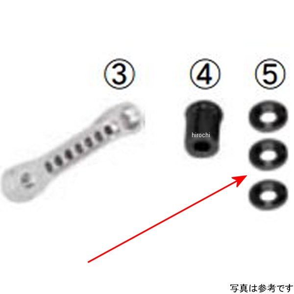カラーボルト 2個入り 黒