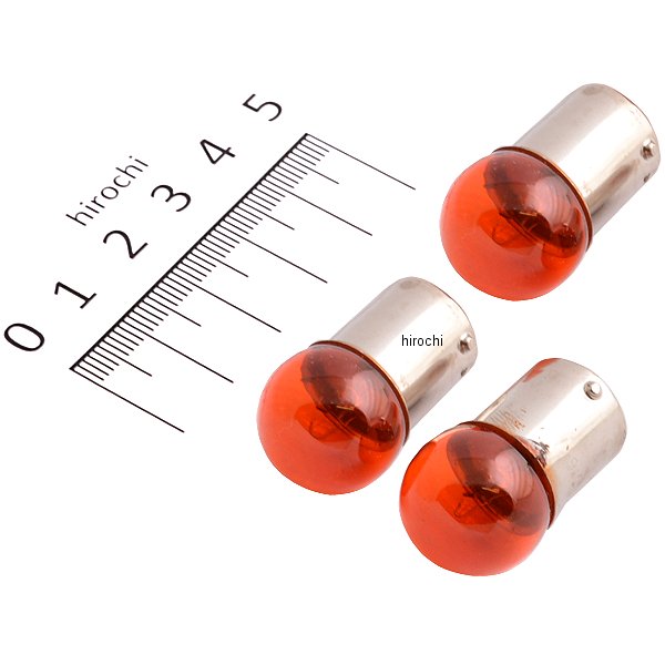 ウインカーバルブ G18 BA15S 6V8W オレンジ 2個入り