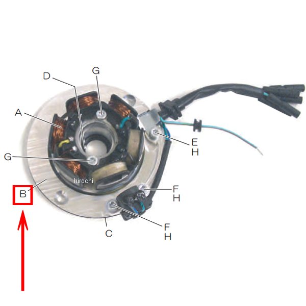 ベースプレート L/Gクランク 6Vモンキー