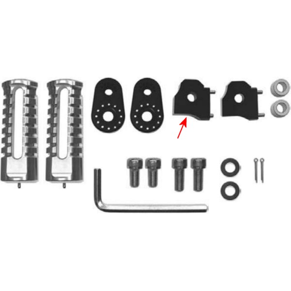 ステップブラケット R (BK)モンキー