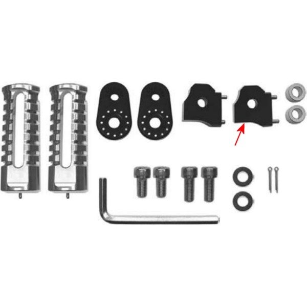 ステップブラケット L (BK)モンキー