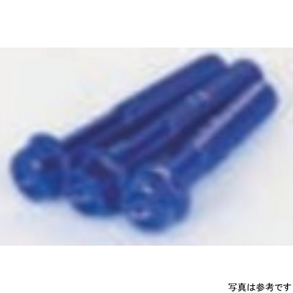 アルミ ボルト エンシン/R.CCカバー (ブルー)
