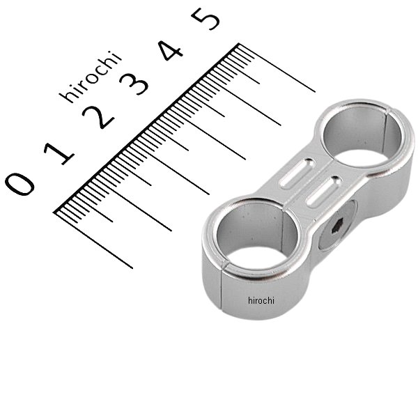 ホースセパレーター シルバーアルマイト 取付け内径 13.5mm 汎用