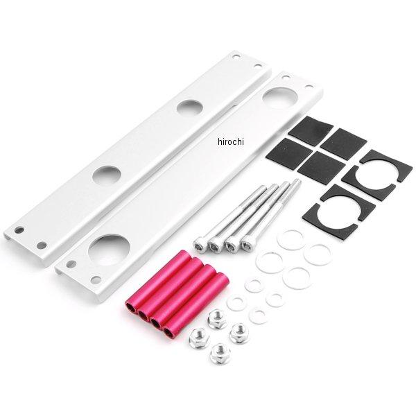 スーパークールAL/BL用 オイルクーラープレート レッドアルマイト 3フィン4オイルライン 汎用 モンキー / ゴリラ