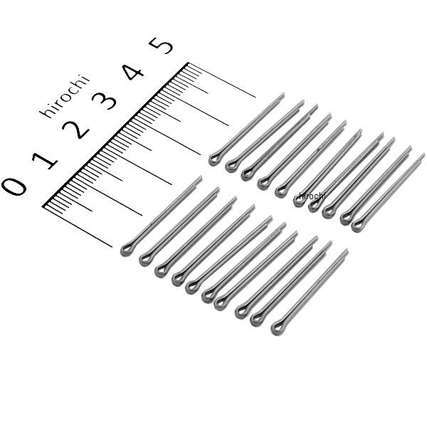 ステンレスコッターピン 割りピン φ1.6mmx20mm 20本入り