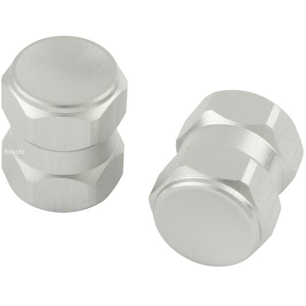 エアーバルブキャｯプ ヘックス2 2個入り シルバー