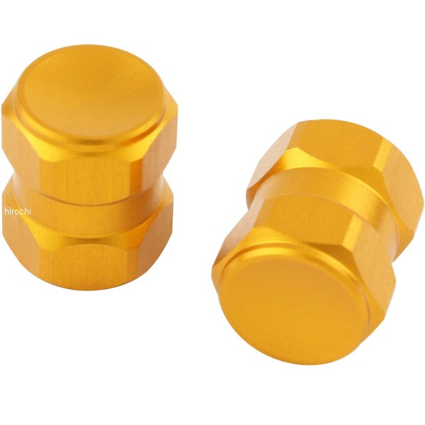 エアーバルブキャｯプ ヘックス2 2個入り ゴールド