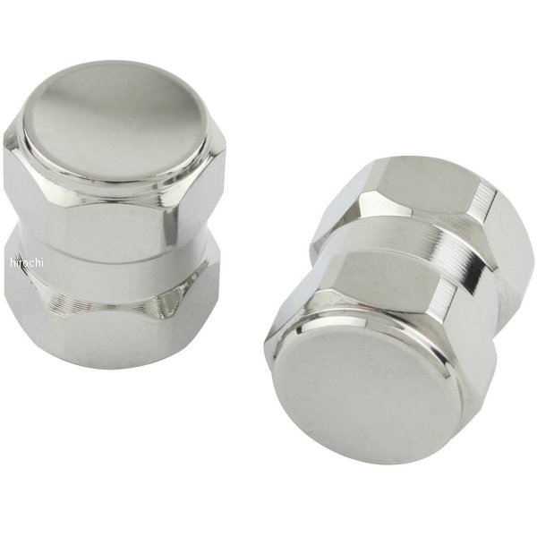 エアーバルブキャｯプ ヘックス2 2個入り メッキ