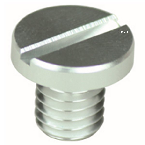 ミラーホールカバーキャップ M8正ネジ アルミ 1個入り シルバー