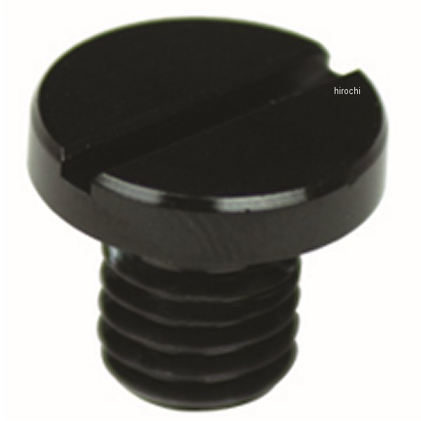 ミラーホールカバーキャップ M8正ネジ アルミ 1個入り 黒