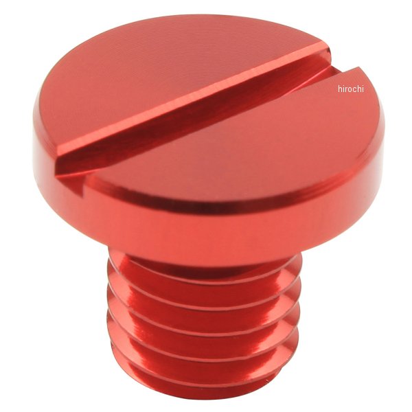 ミラー穴埋めキャップ M8逆 赤