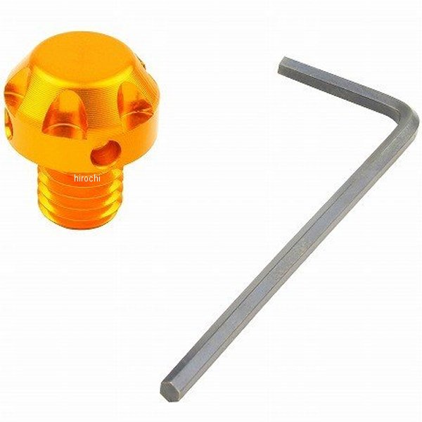 NASAタイプミラー穴埋め M8逆 ゴールド